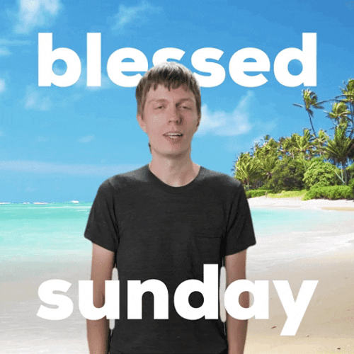Blessed Sunday Pleasant Day Beach Front GIF