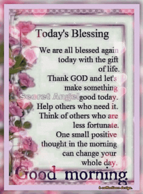 Blessed Tuesday Morning Prayers Digital Art GIF