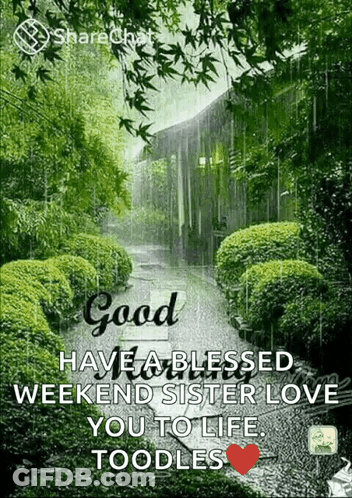 Blessed Weekend Sister Love You To Life Noodles GIF