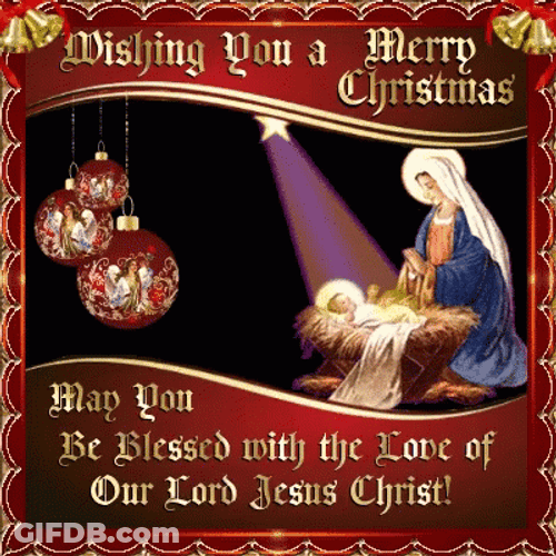 Blessed With The Love Christmas Blessings GIF