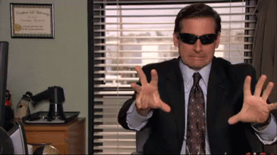 Blind Michael Scott The Office GIF