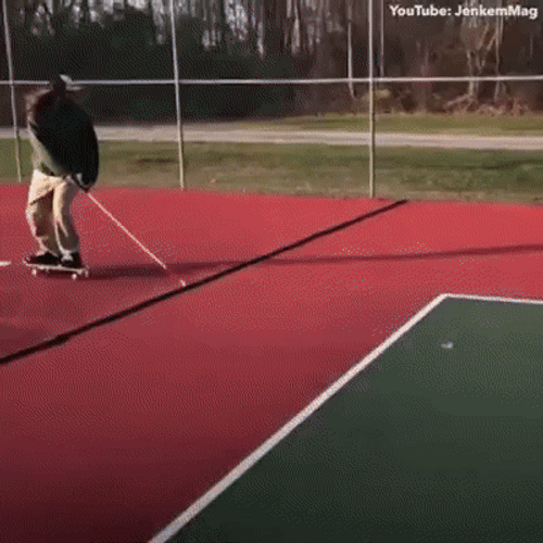 Blind Skateboard Stunt Meme GIF
