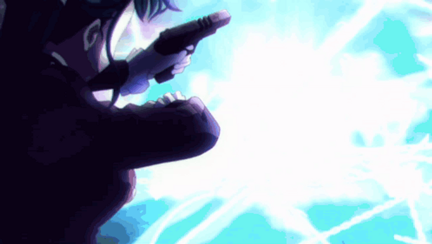 Blinding Flashbang In Anime GIF
