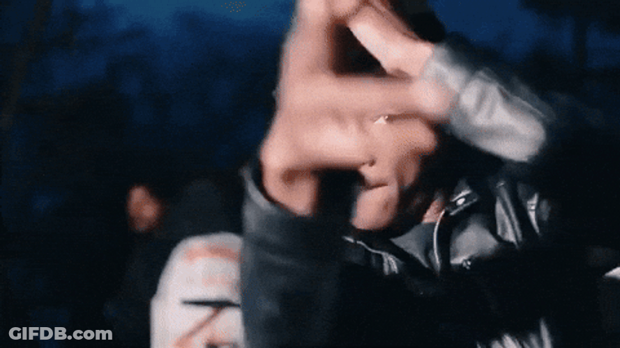 Blinding Lights Ski Mask On GIF