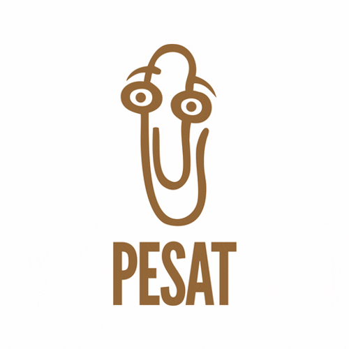 Blink Eyes Clippy Pesat GIF