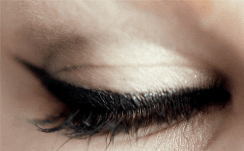 Blinking Bright Eye Long Lashes GIF