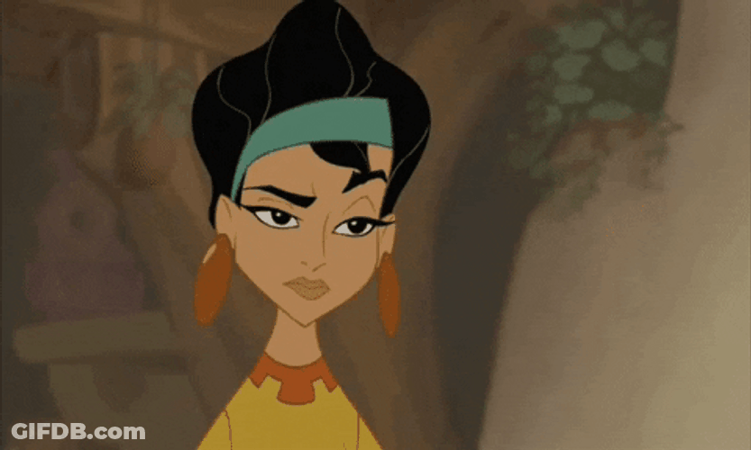 Blinking Chicha The Emperor's New Groove GIF