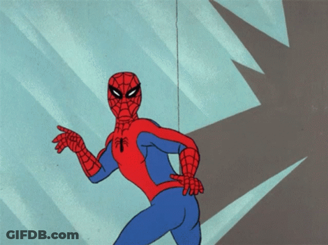 Blinking Eye Spider Man Meme GIF