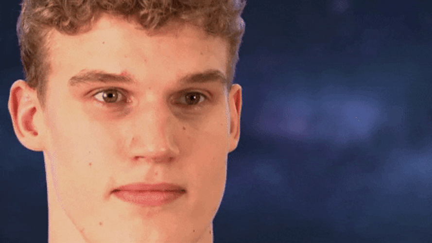 Blinking Guy Lauri Markkanen GIF