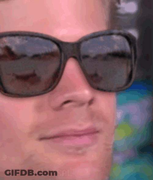 Blinking Guy Wearing Shades On GIF