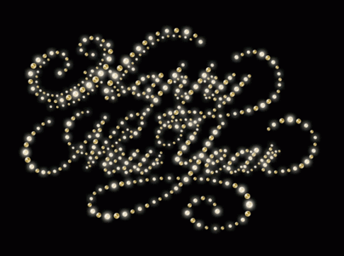 Blinking Happy New Year Animated GIF