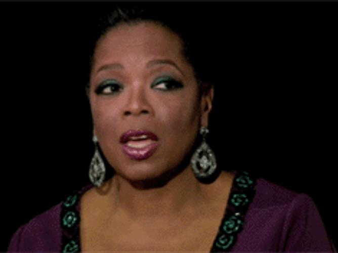 Blinking Oprah Winfrey GIF