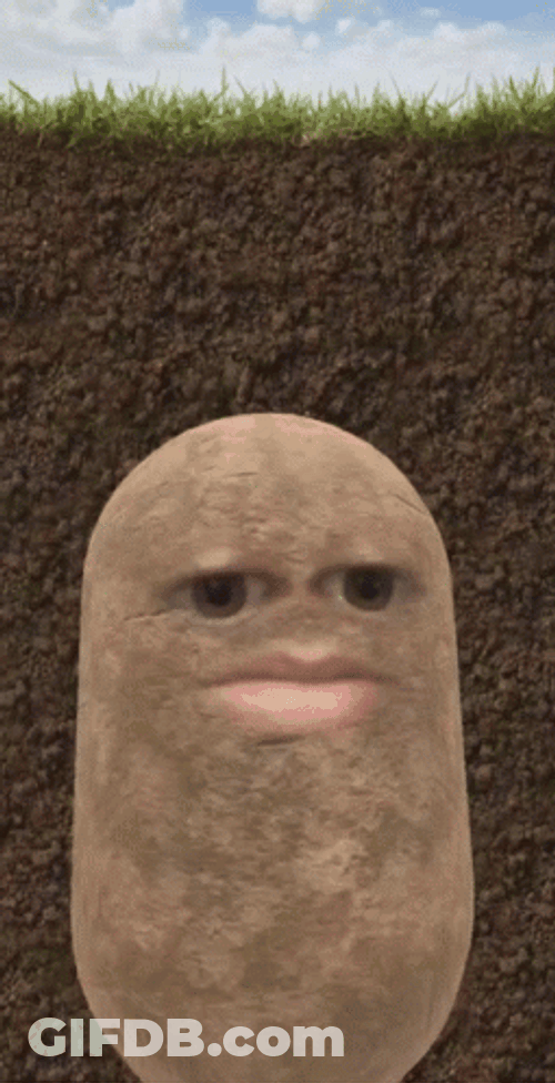 Blinking Potato GIF