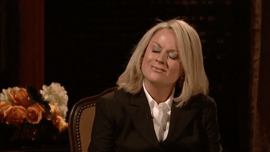 Blinking Staring Amy Poehler GIF