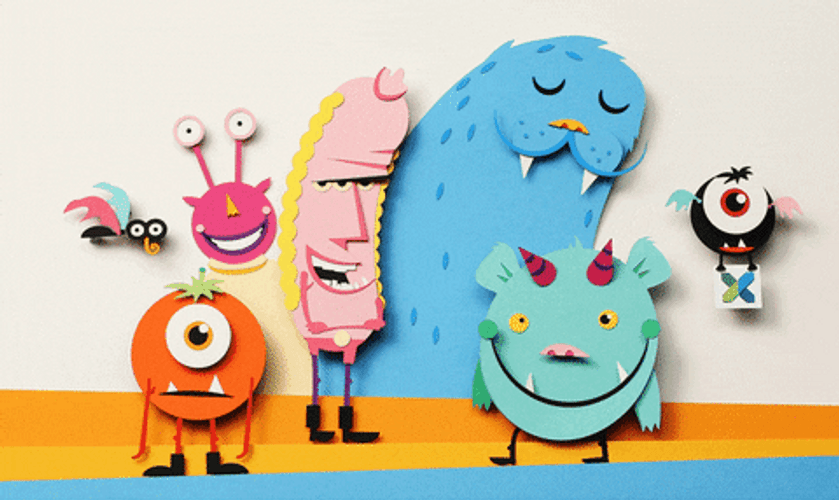 Blinking Teach Your Monster To Read GIF