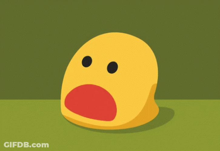 Blob Emoji Mouth Shut GIF