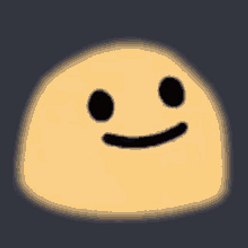 Blobfish Neon Cute Purple Blue Dancing GIF