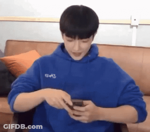 Blocked Button Ateez Hong Joong GIF