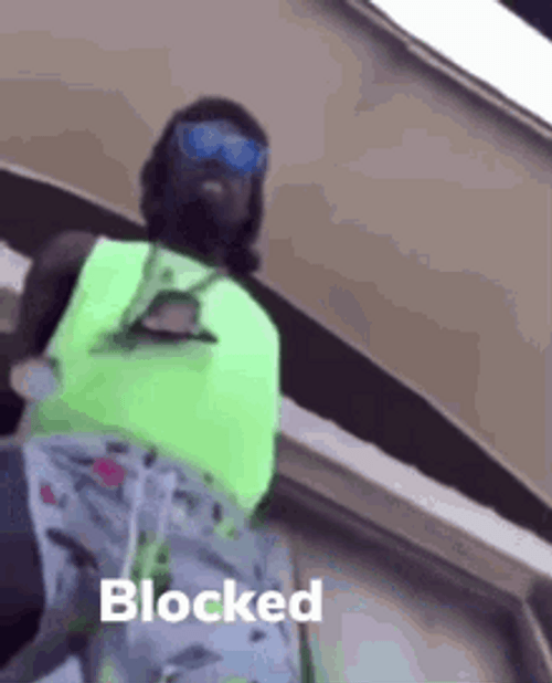 Blocked Stomp Jump Dance Funny Meme GIF