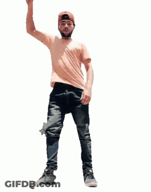 Bloke With Smooth Break Dance GIF