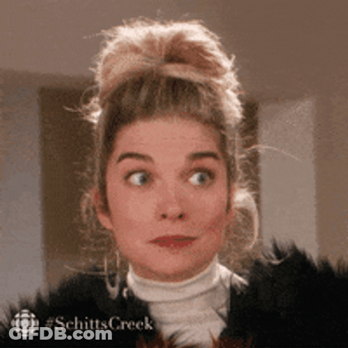 Blond Girl Winking Eyes GIF