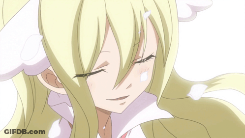 Blonde Anime Character In White Shirt GIF