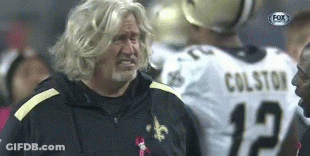 Blonde Bearded Man In Front Of Colston Jersey Player GIF