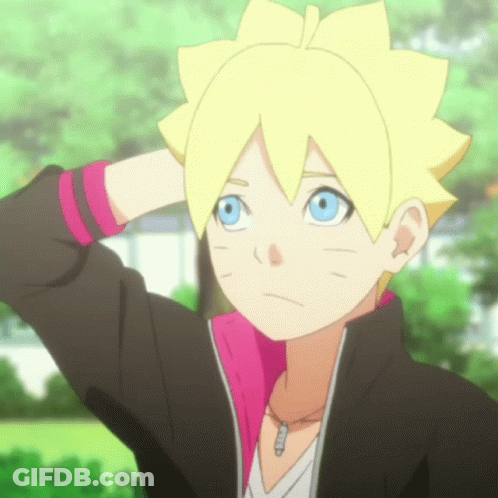 Blonde Boy With Blue Eyes Holding Hand To Head GIF