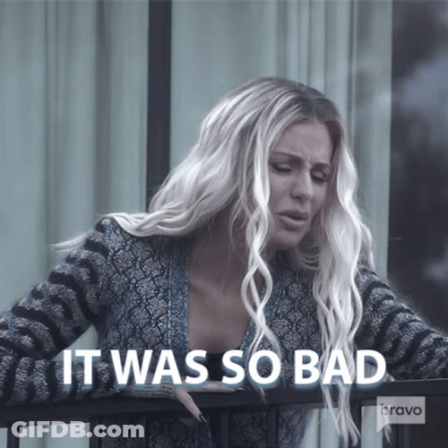 Blonde Chick Too Bad GIF