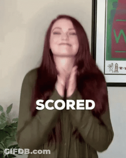 Blonde Girl Jumping Up And Down GIF