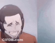 Blonde Girl Making Funny Face On Plane GIF