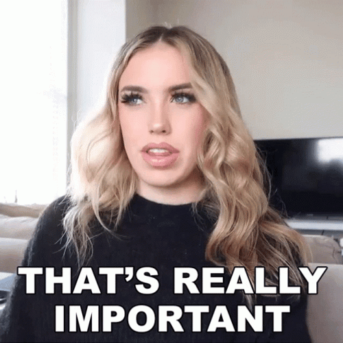 Blonde Girl Really Important GIF
