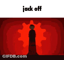 Blonde Girl Smoking Cigarette In Front Of Exit Sign GIF