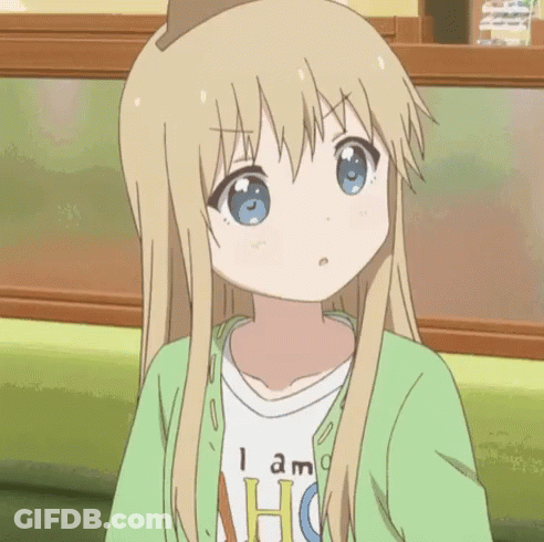Blonde Girl Wearing Shirt Saying I Am Ahc GIF