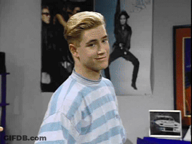 Blonde Guy Meh Face GIF