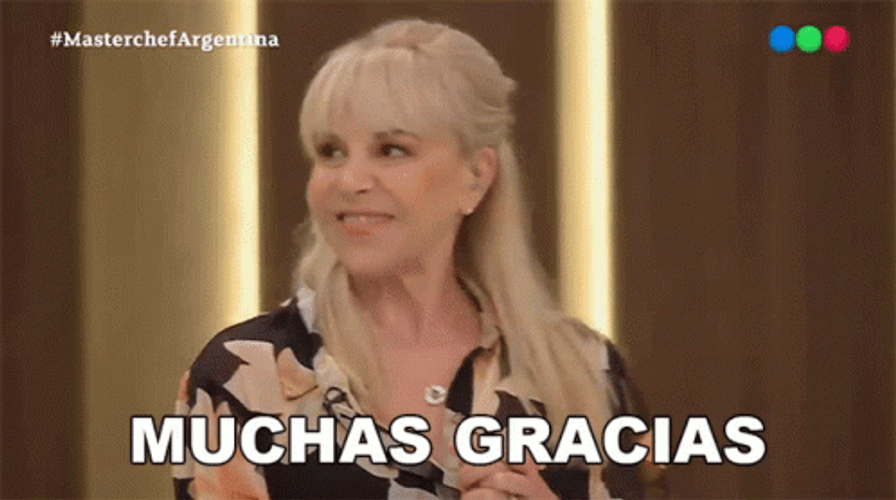 Blonde Hair Luisa Albinoni Muchas Gracias GIF