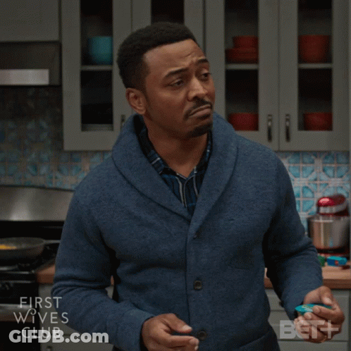 Blonde Man In Black Shirt Saying Friday GIF