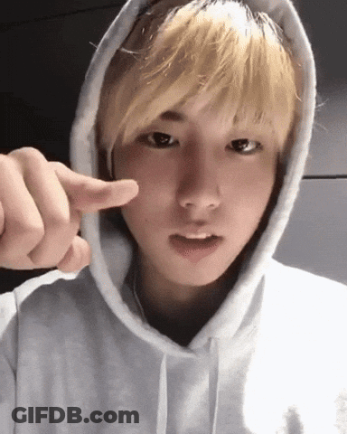 Blonde Man In White Hoodie Making Heart With Fingers GIF