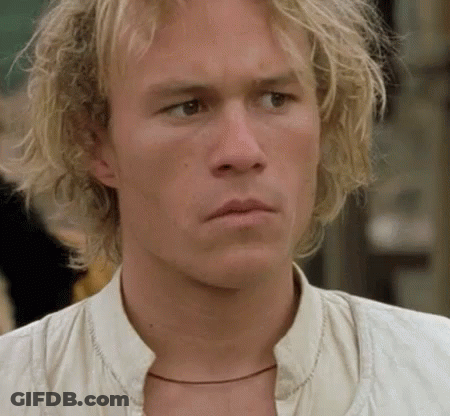 Blonde Man In White Shirt And Black Necklace GIF