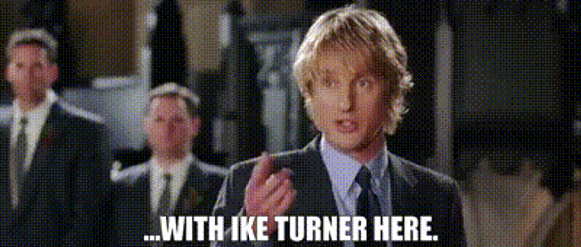 Blonde Man Saying With Ike Turner Here GIF