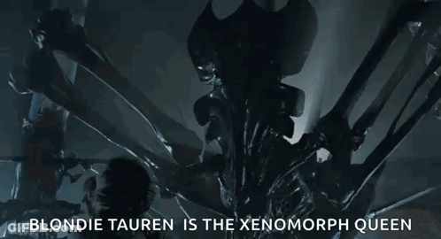 Blonde Tauren As Alien Queen GIF