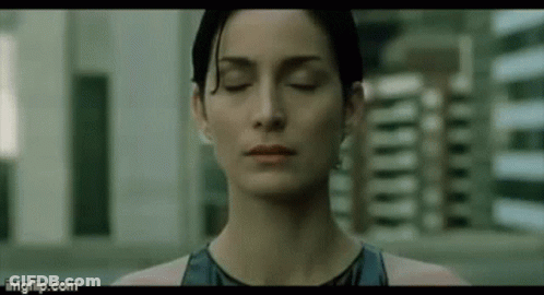 Blonde Woman Asking If She Is Leaving Netflix GIF