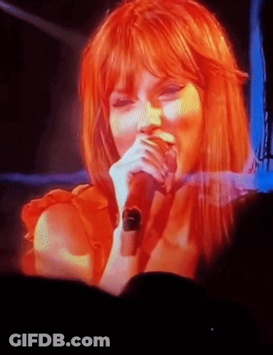 Blonde Woman Close Up GIF