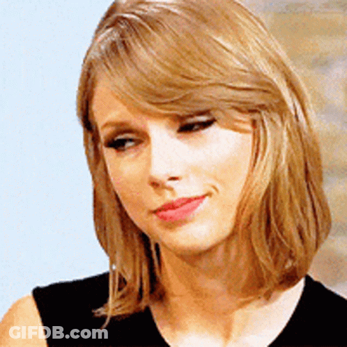 Blonde Woman In Black Tank Top GIF