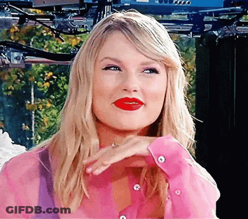 Blonde Woman Making Funny Face GIF