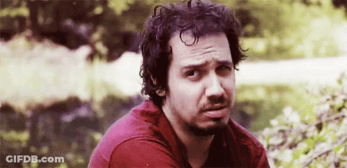 Blonde Woman Surprised Face GIF