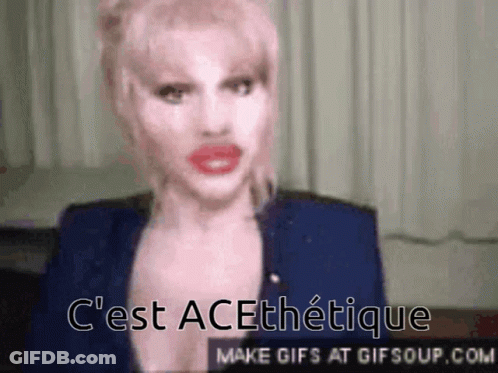 Blonde Woman With Serious Expression GIF