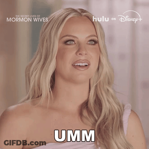 Blonde Woman With Umm On Chest GIF