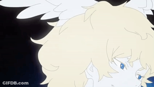 Blonde Woman With Wings GIF