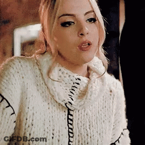Blondie Fallon Carrington Elizabeth Gillies GIF
